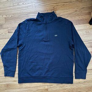 Vineyard Vines Men’s Navy Quarter Zip Sweater (Size M)